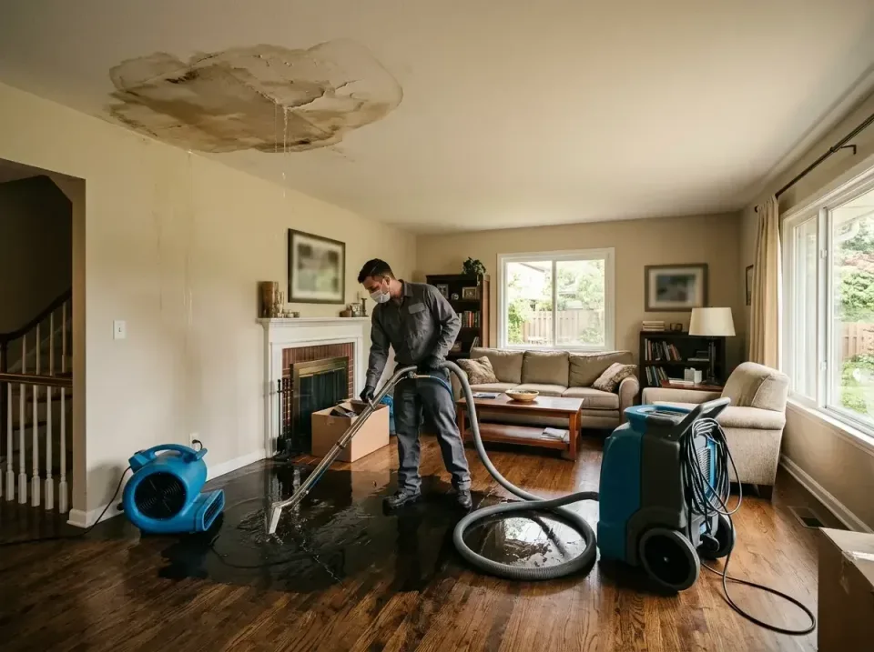 attic-pipe-burst-ceiling-drip-008 — frequently asked questions, Water Damage Restoration & Carpet Care in Summerville, GA
